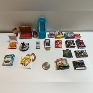 Zuru Mini Brands Lot of 20+ Pieces Mixed Series Pop Culture Brands NO DUPLICATES